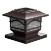Mission Style Solar Post Cap Bronze