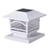 Solar Post Cap Lights White