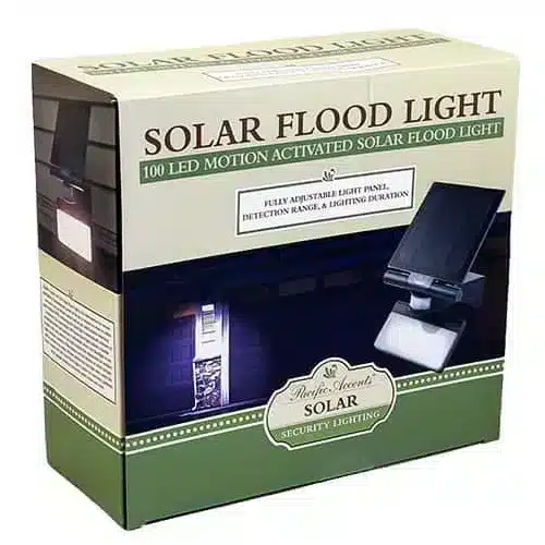 Pacific Accents 100 LED Solar Security Light Box
