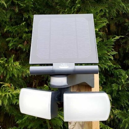 Pacific Accents 50 LED Motion Activated Solar Flood Light Day