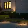 Contemporary Square Solar Path Light