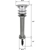 Gama Sonic Stainless Steel Bollard Solar Light Dimensions